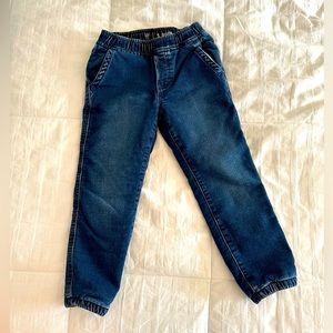 GAP Kids Lined Denim Joggers Size Small